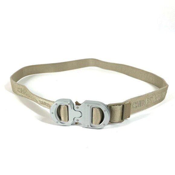Dior ALYX collaboration Logo Roller Belt Gacha Belt Accessories CD belt Beige - Picture 1 of 7